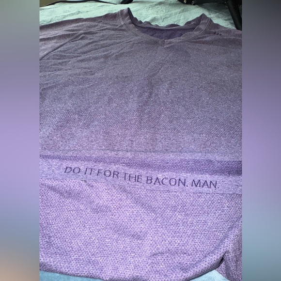 Lululemon Men’s Swiftly Tech Long Sleeve Crew – Size Large – Purple Heather EUC - Picture 4 of 4